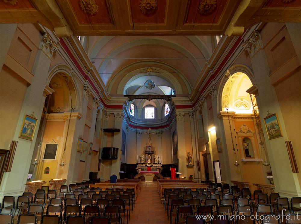 Milan (Italy) - Interior of the Church of San Giovanni Battista in Trenno